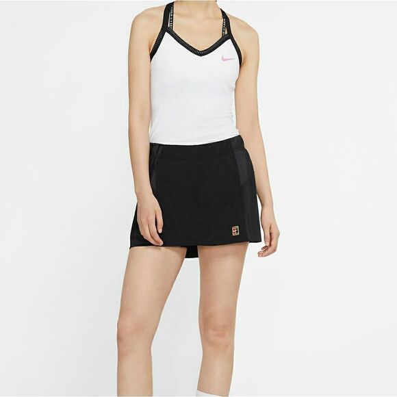 Nike Court Dri-Fit Slam Skort Shorts Skirt Women's Medium Black Lined CK8427-010 - Picture 6 of 8